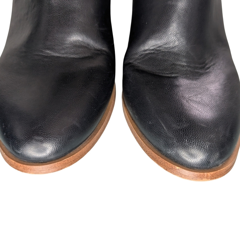 J.Crew Stacked Heel Ankle Boots 6.5 - Picture 10 of 14